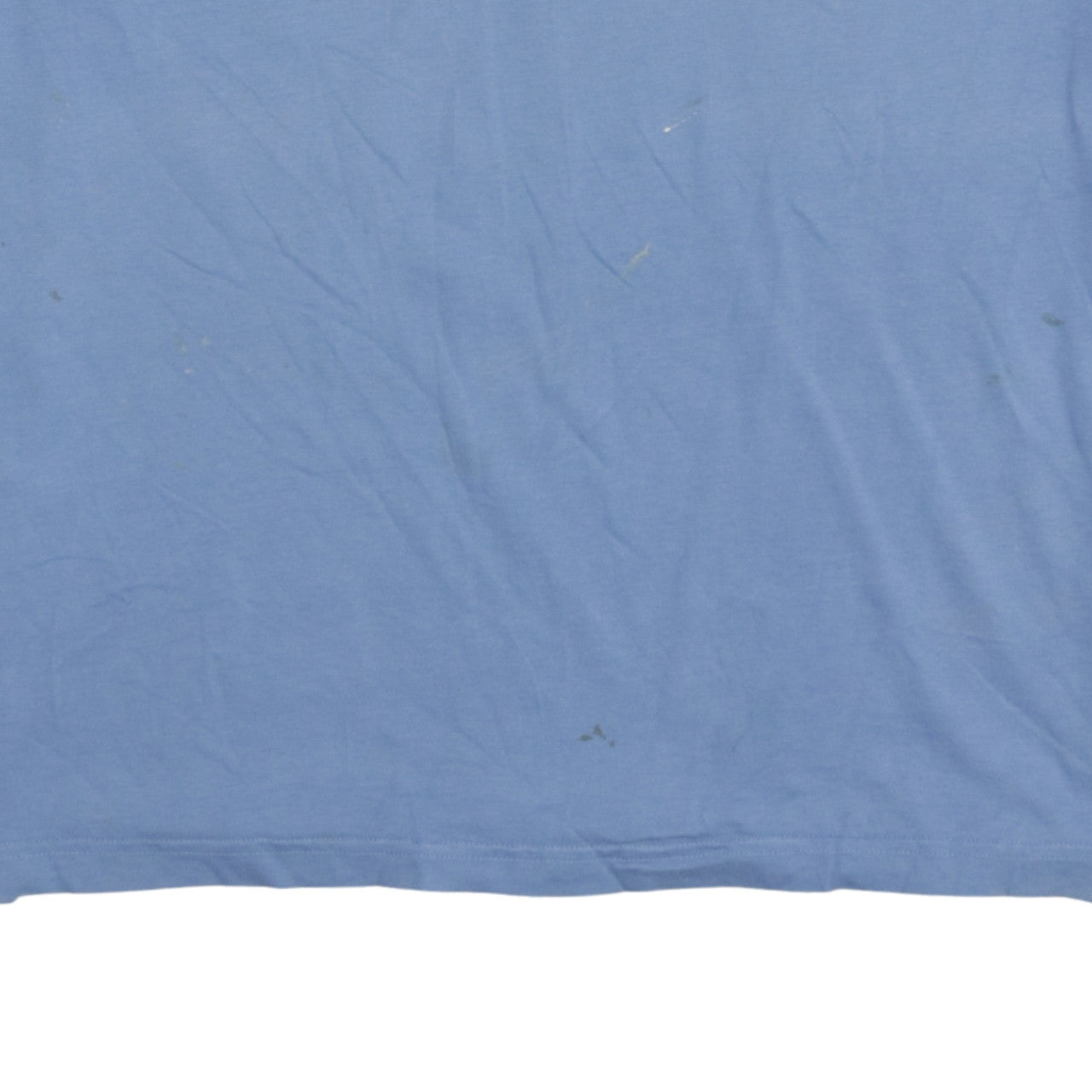 adidas Men's Blue Logo Short Sleeve Cotton T-Shirt Size L