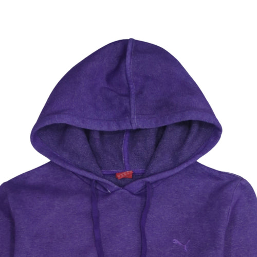 Puma Women's Purple Pullover Hoodie Size 14 Relaxed Fit