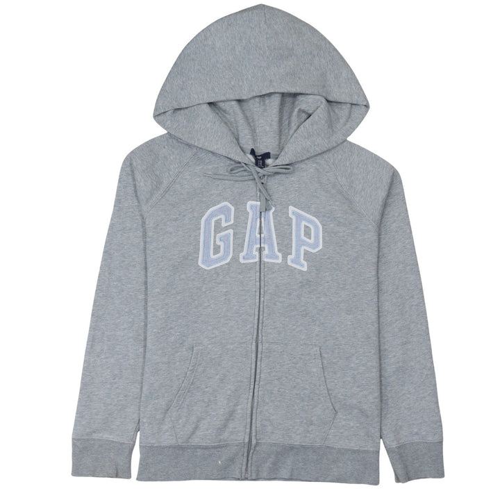 GAP Women Grey Full Zip Hoodie XL Cotton Blend Casual
