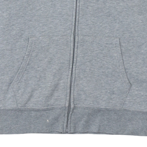 GAP Women Grey Full Zip Hoodie XL Cotton Blend Casual