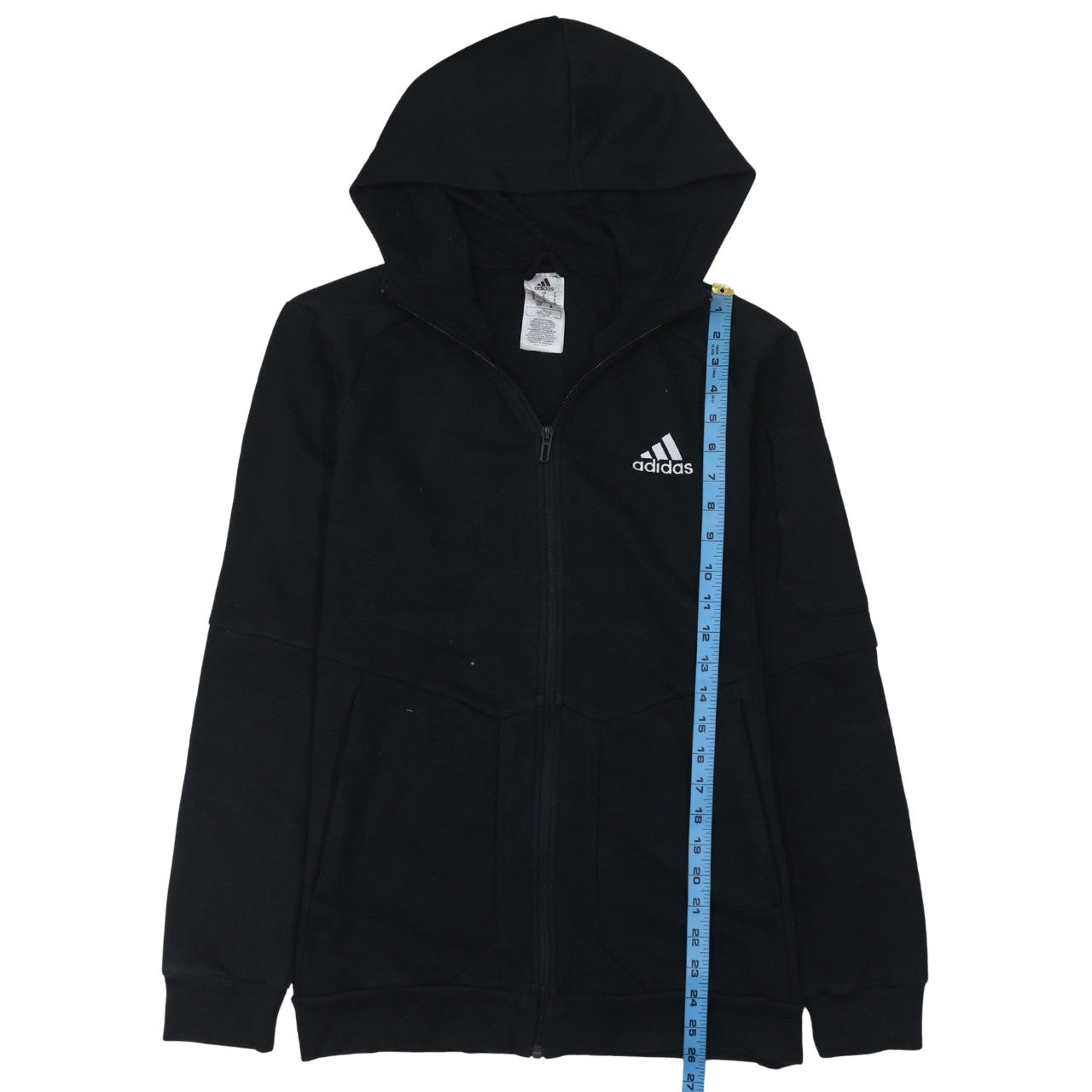 Adidas Men's Black Full Zip Hoodie Size S Sportswear