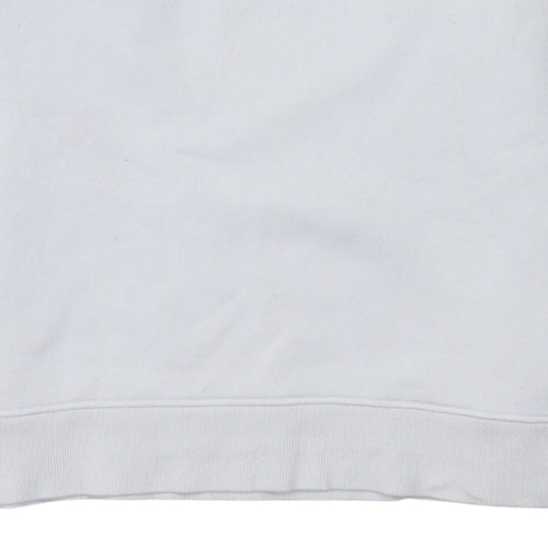 Guess Jeans U.S.A. White Logo Embroidered Sweatshirt Womens Small