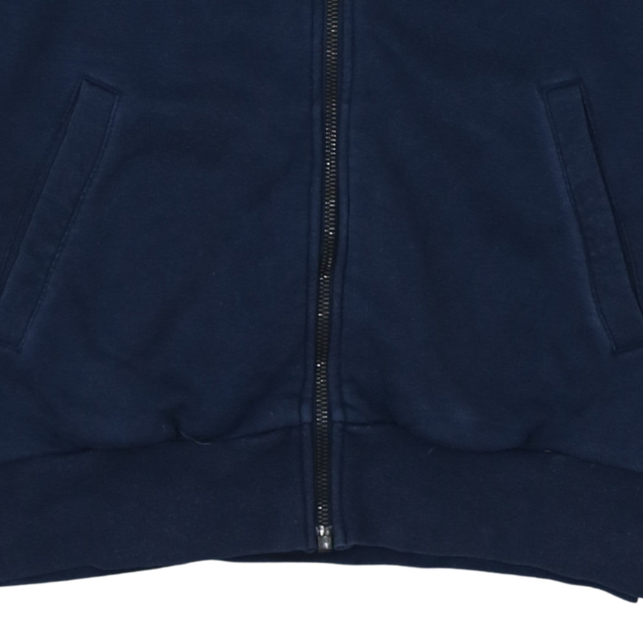 Adidas Women Navy Blue Full Zip Hoodie Size S with Hood and Pockets
