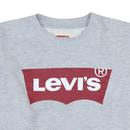 Levi's Boys Grey Sweatshirt 16 Years Crew Neck Logo Pullover