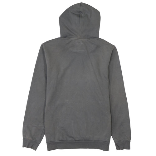 Puma Men's Grey Pullover Hoodie S Regular Fit Logo Sportswear