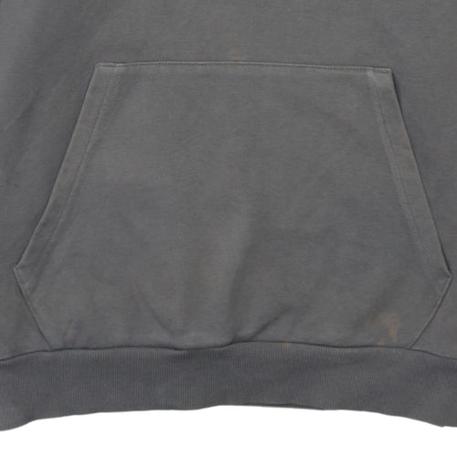 Puma Men's Grey Pullover Hoodie S Regular Fit Logo Sportswear