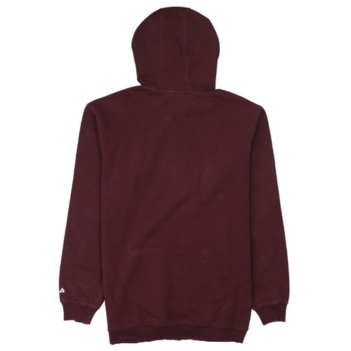 Fila Men's Red Pullover Hoodie Size S Logo Graphic Sportswear