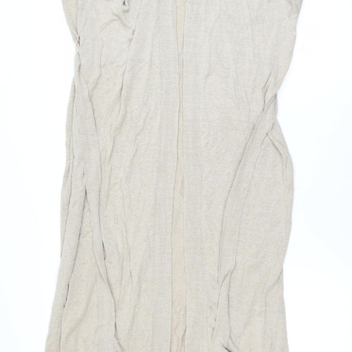 Esprit Women's Beige 2XL Lightweight Belted Knit Cardigan