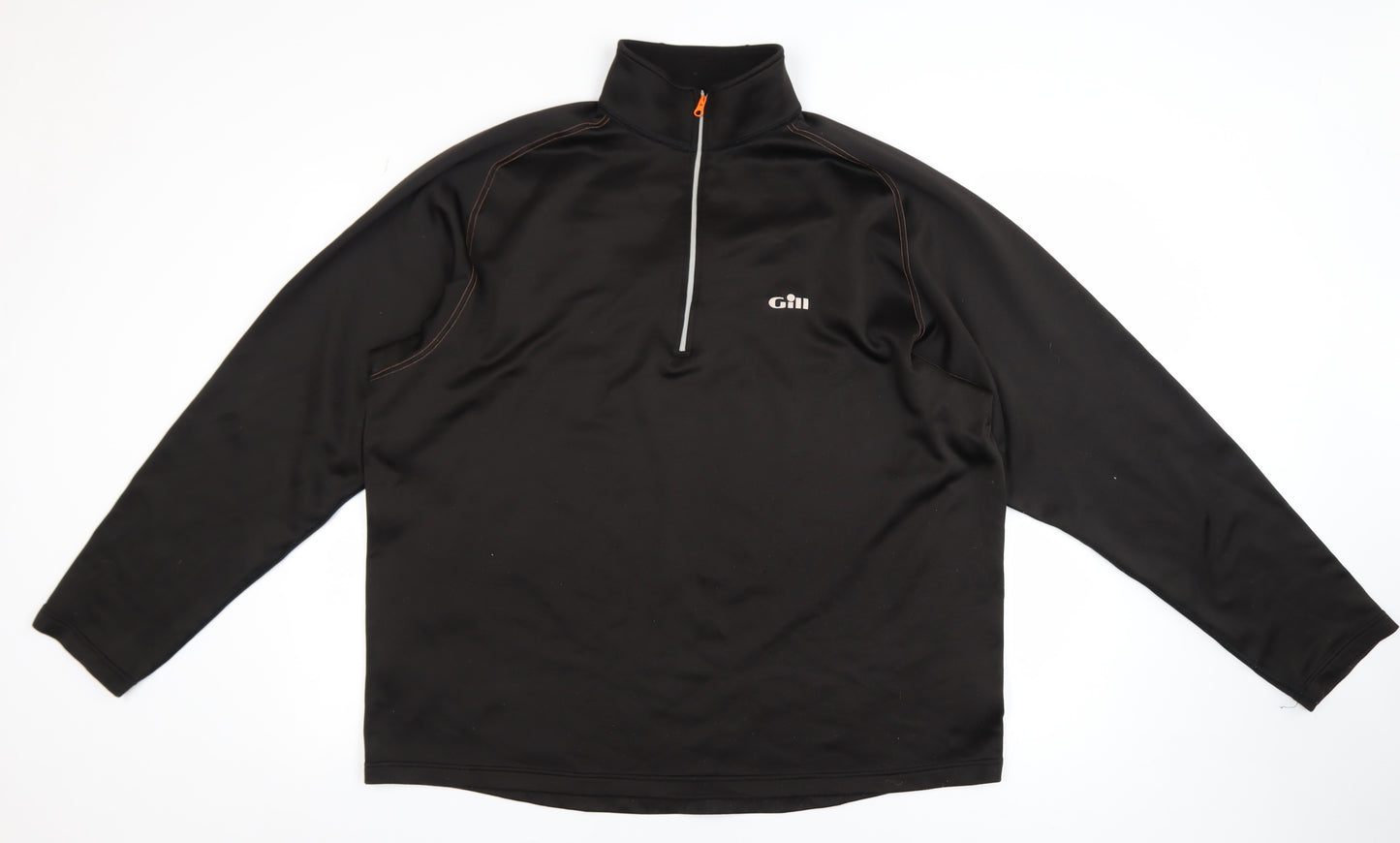 Gill Men's Black XXL 1/4 Zip Lightweight Pullover Sweatshirt