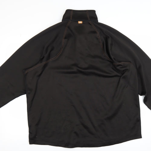 Gill Men's Black XXL 1/4 Zip Lightweight Pullover Sweatshirt