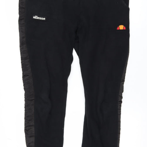 Ellesse Men's Black Jogger Fleece Trousers Size M