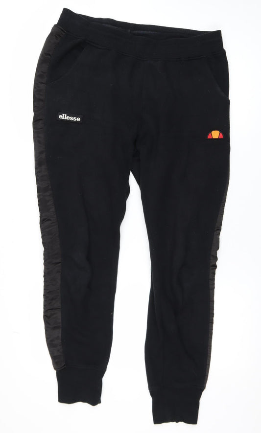 Ellesse Men's Black Jogger Fleece Trousers Size M
