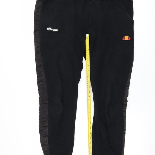 Ellesse Men's Black Jogger Fleece Trousers Size M