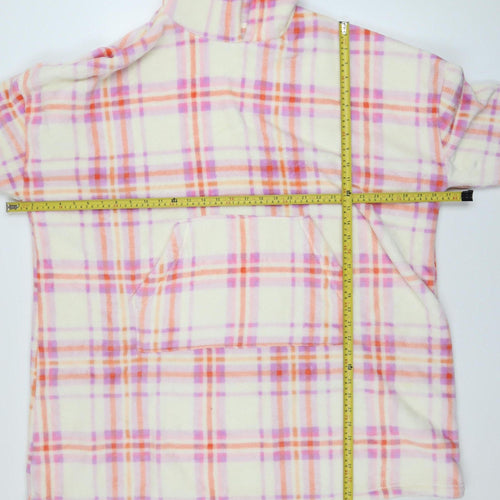 Marks and Spencer Womens Multicoloured Fleece Hooded Nightshirt One Size