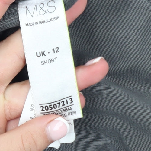 Marks and Spencer Women’s Grey Jegging Jeans Size 12 Short Slim Fit