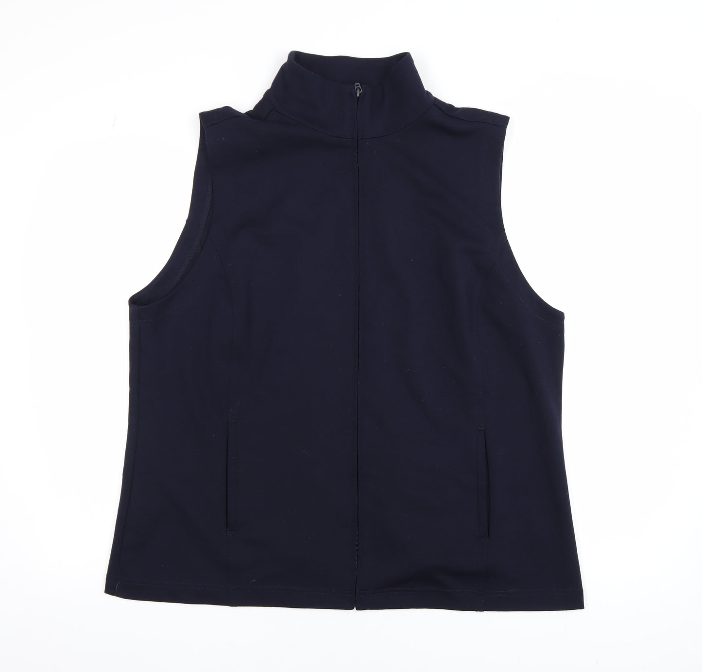 Dash Women's Black Softshell Zip Waistcoat Size 20 Regular Fit