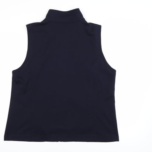 Dash Women's Black Softshell Zip Waistcoat Size 20 Regular Fit