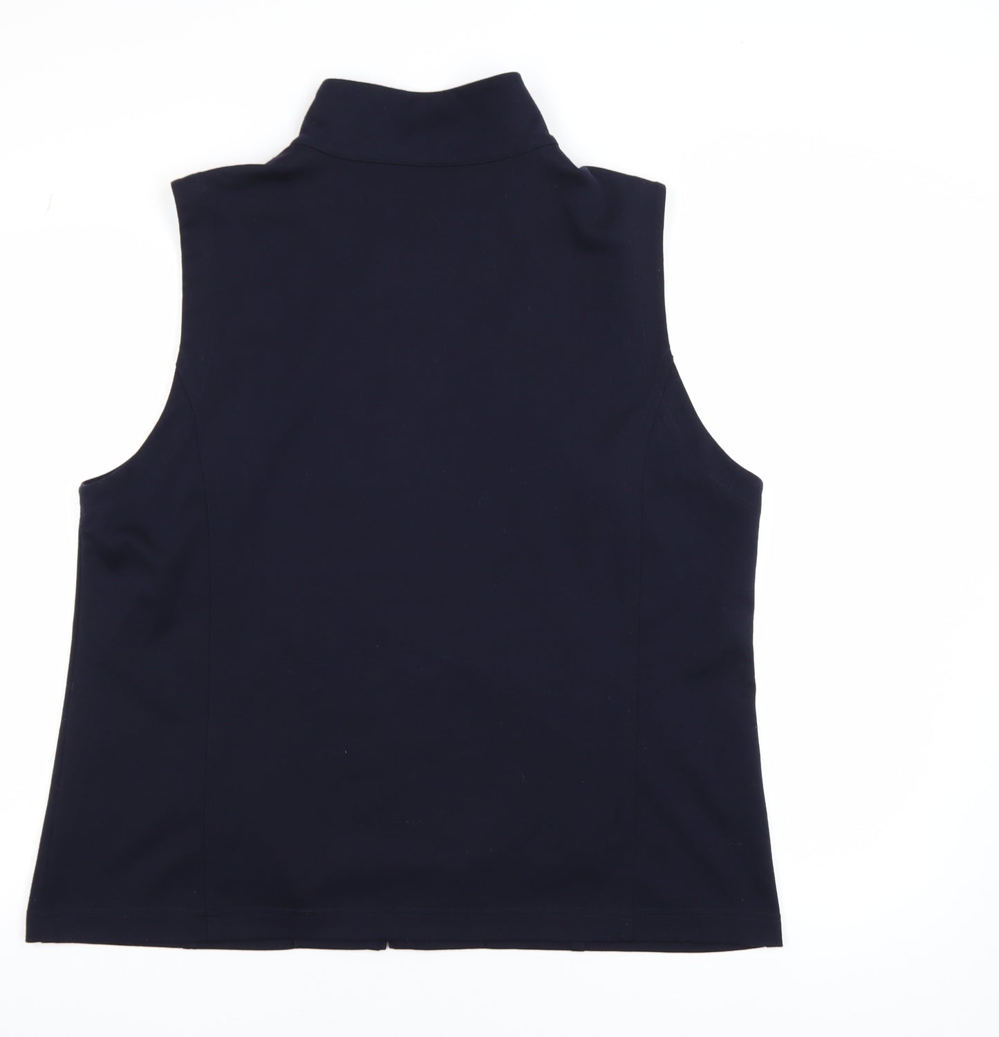Dash Women's Black Softshell Zip Waistcoat Size 20 Regular Fit