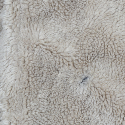 Topshop Women's Beige Faux Fur Mid-Length Coat Size 6