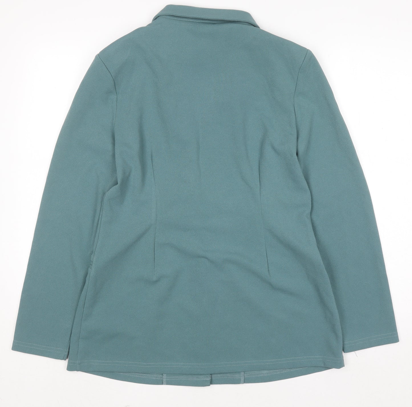 ASOS DESIGN Women's Green Blazer Jacket UK14 Regular Fit Single-Breasted