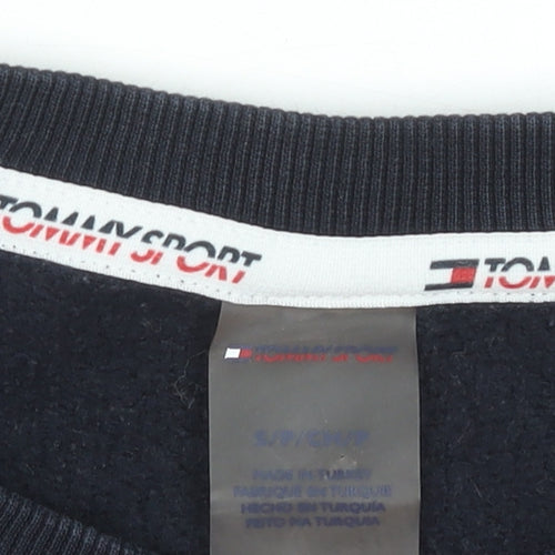 Tommy Sport Men's Blue Crew Neck Pullover Jumper M