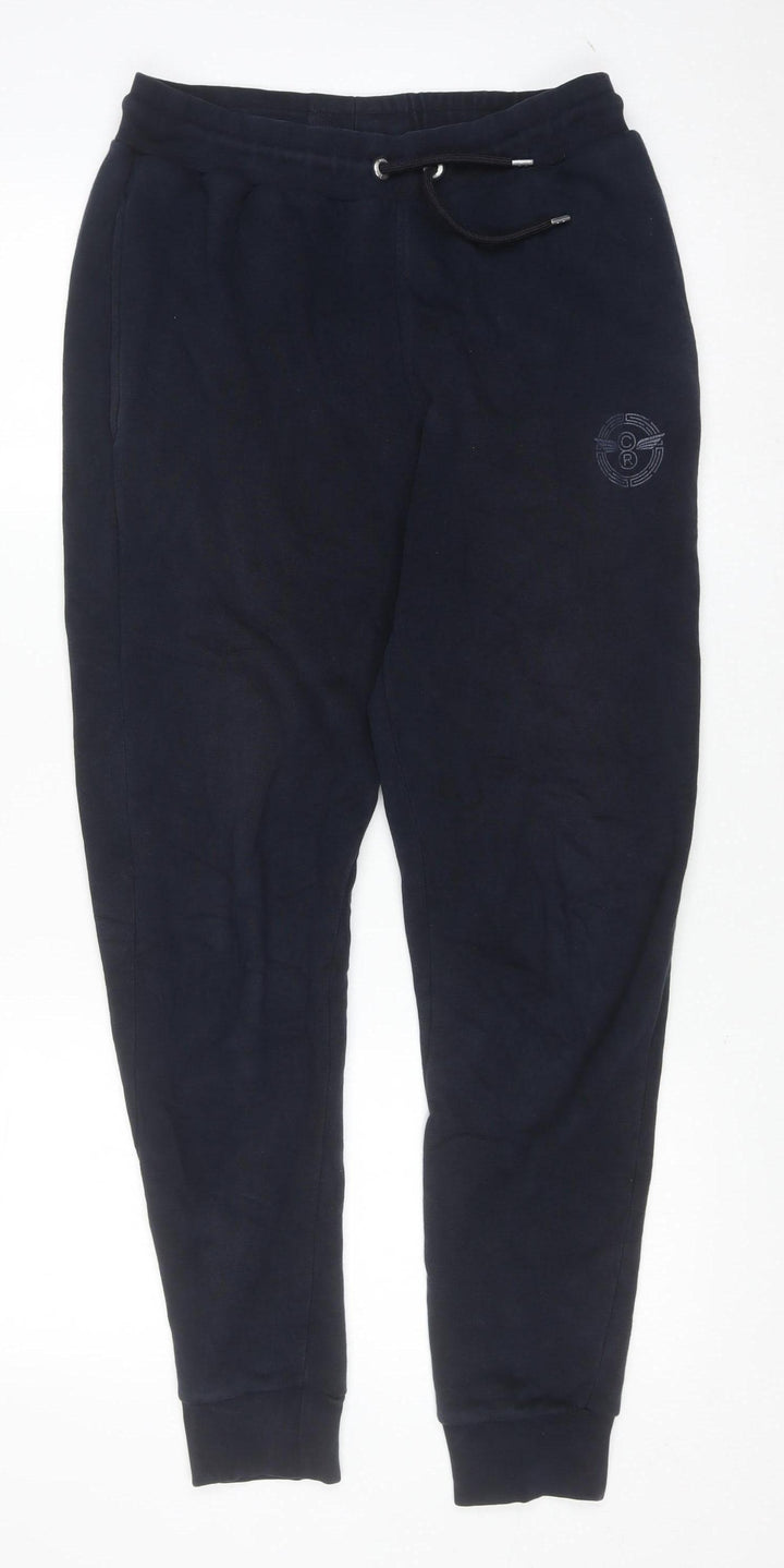 Creative Recreation Men's Black Small Jogger Sweatpants with Drawstring Waist