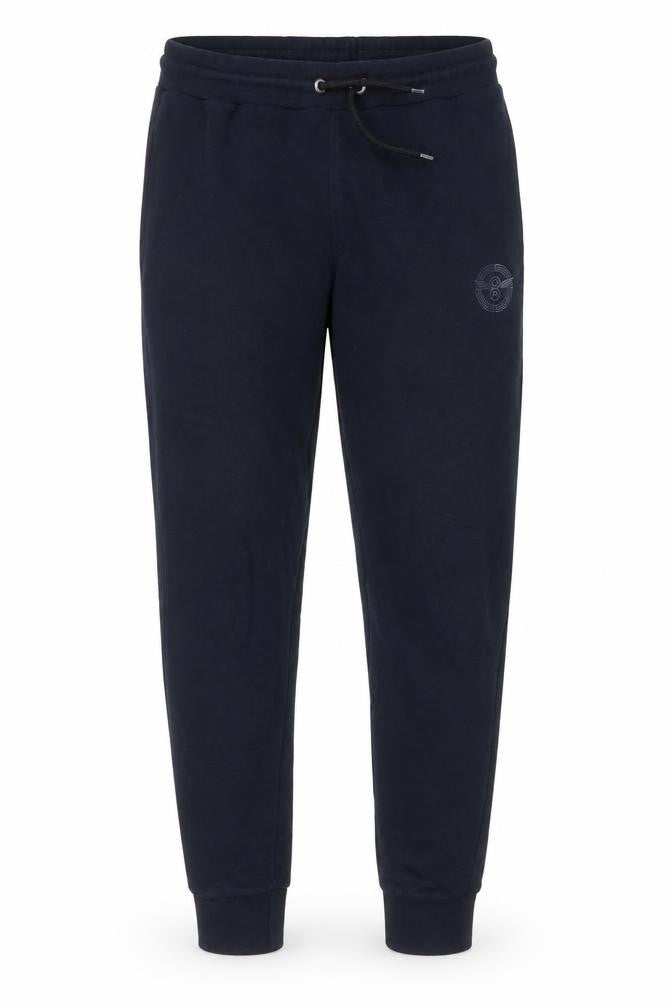 Front view of Creative Recreation Men's Black Small Jogger Sweatpants with Drawstring Waist