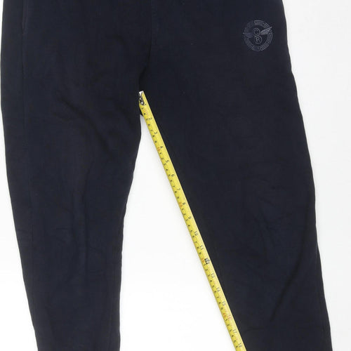 Creative Recreation Men's Black Small Jogger Sweatpants with Drawstring Waist