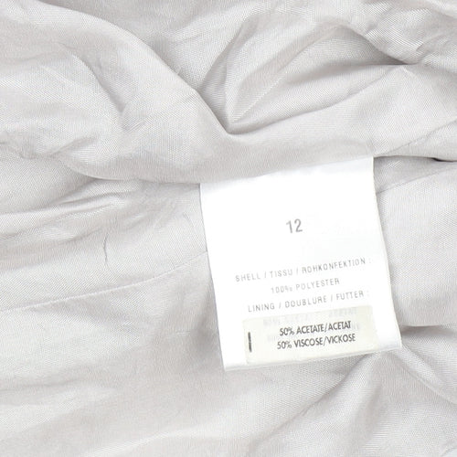 Precis Petite Women's Grey Size 12 Classic Lined Blazer Jacket