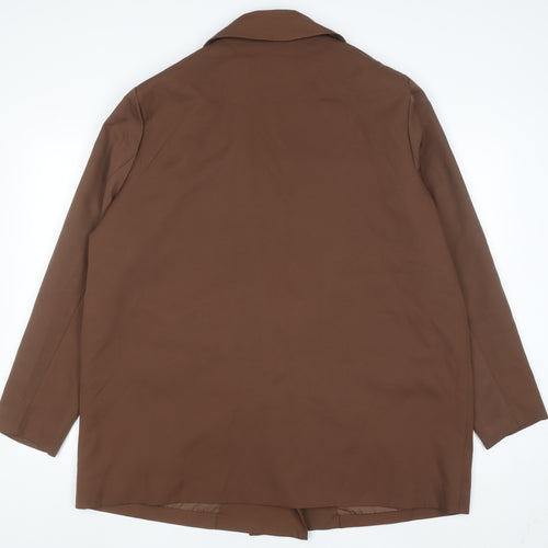 Heartbreak Womens Brown Blazer Jacket Size 18 Regular Fit