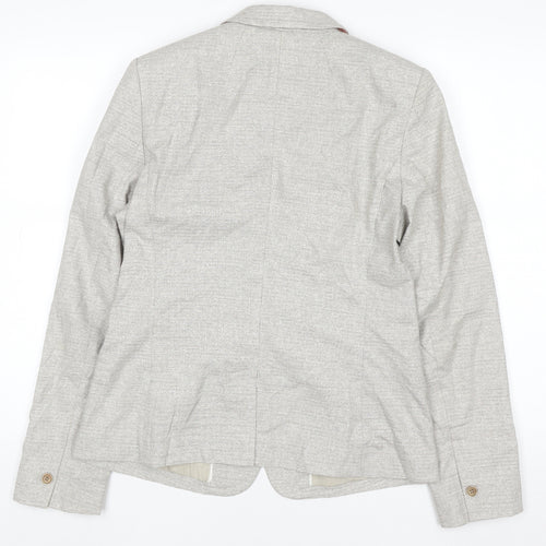 Next Women Beige Tailoring Blazer Size 12 Classic Workwear Style
