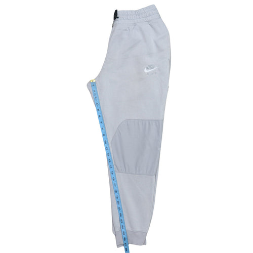Nike Air Men's Grey Jogger Sweatpants M Tapered Fit Cotton Blend