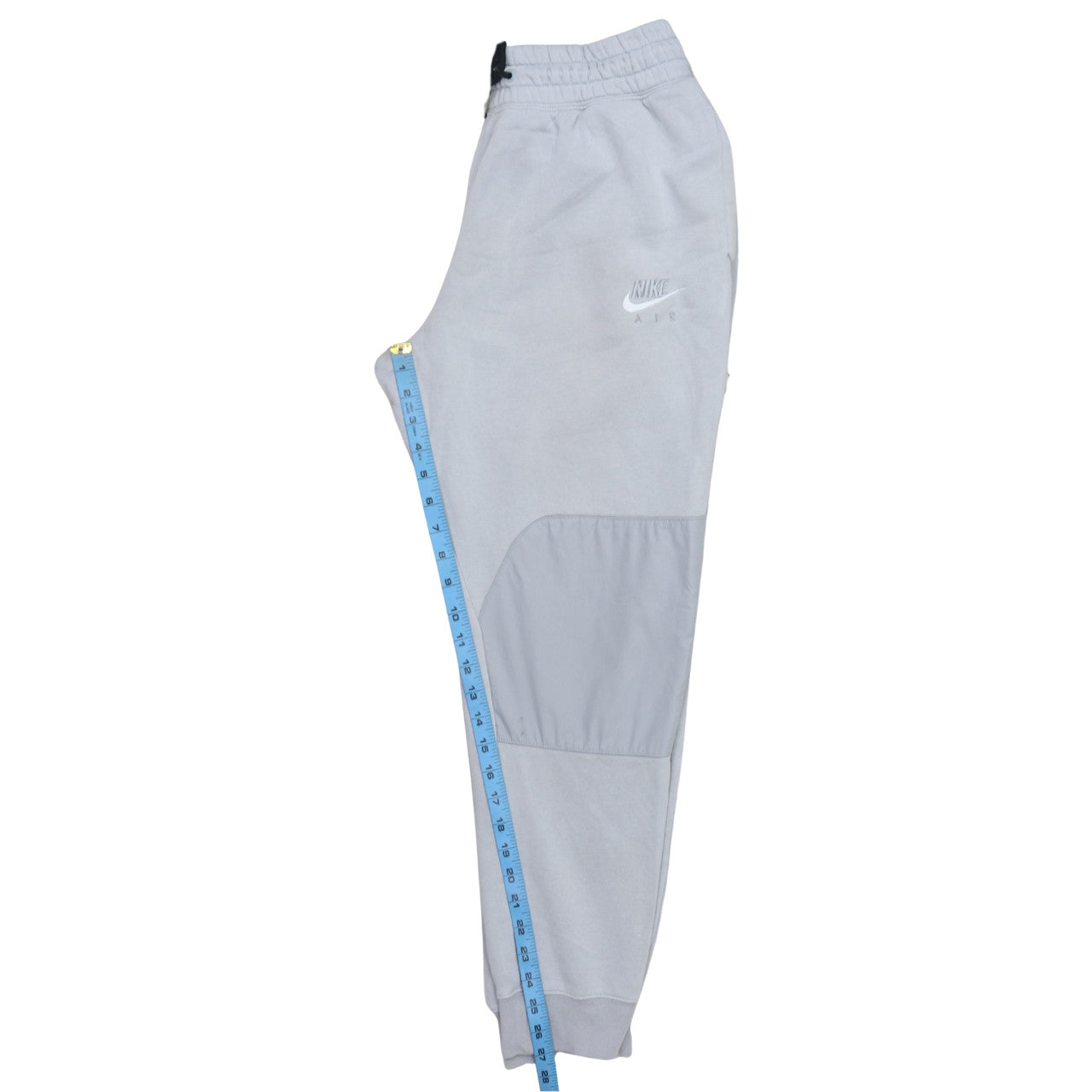 Nike Air Men's Grey Jogger Sweatpants M Tapered Fit Cotton Blend