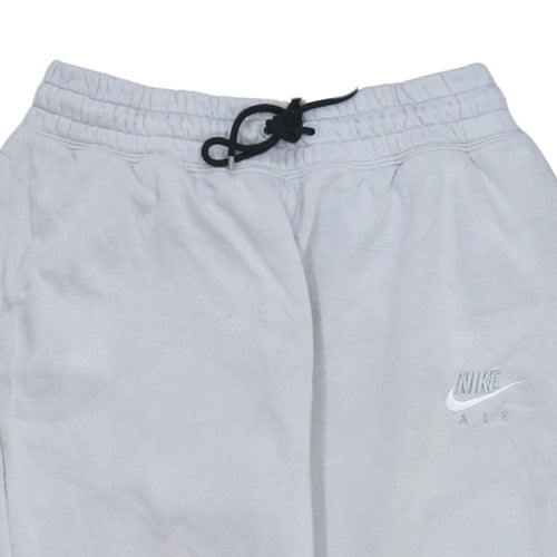 Nike Air Men's Grey Jogger Sweatpants M Tapered Fit Cotton Blend