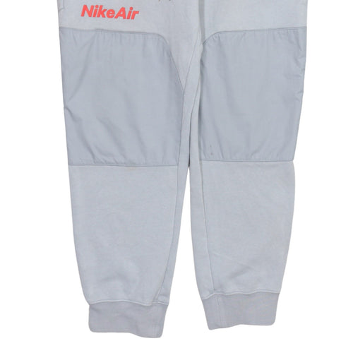 Nike Air Men's Grey Jogger Sweatpants M Tapered Fit Cotton Blend