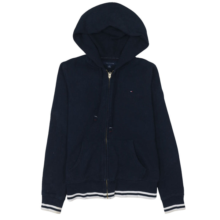 Tommy Hilfiger Men's Blue Full Zip Hoodie Size S Cotton Blend