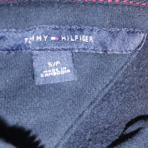 Tommy Hilfiger Men's Blue Full Zip Hoodie Size S Cotton Blend