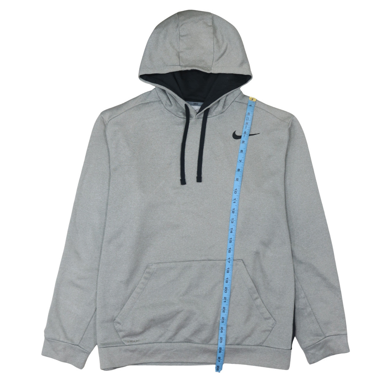 Nike Men's Grey Pullover Therma Fit Hoodie XL Sportswear