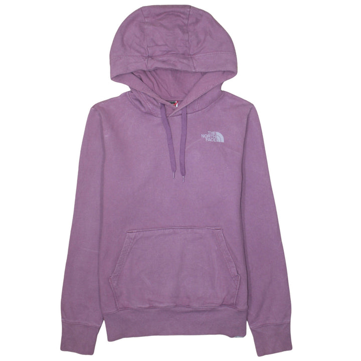The North Face Womens Purple Pullover Hoodie Medium Cotton Casual