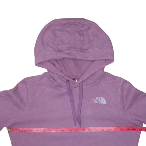 The North Face Womens Purple Pullover Hoodie Medium Cotton Casual