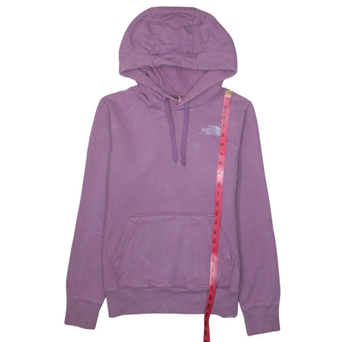 The North Face Womens Purple Pullover Hoodie Medium Cotton Casual