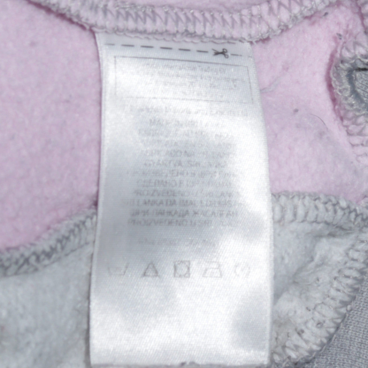Adidas Girls Grey Pink Crew Neck Sweatshirt 13-14 Years Pullover Fleece