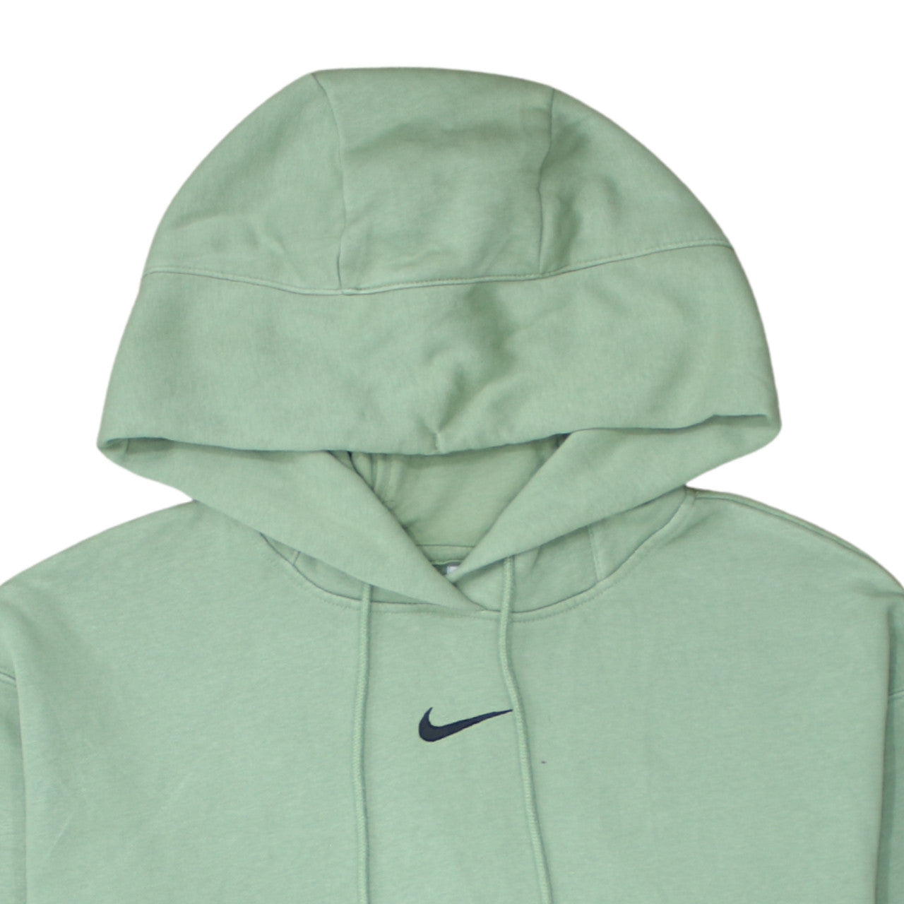 Nike Men's Green Pullover Hoodie Small Logo Fleece Sweatshirt