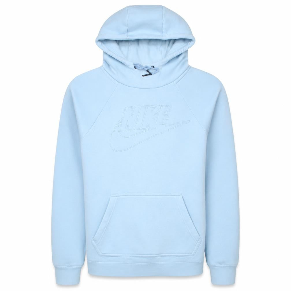 Front view of Nike Men's Blue Pullover Hoodie S Regular Fit Sportswear