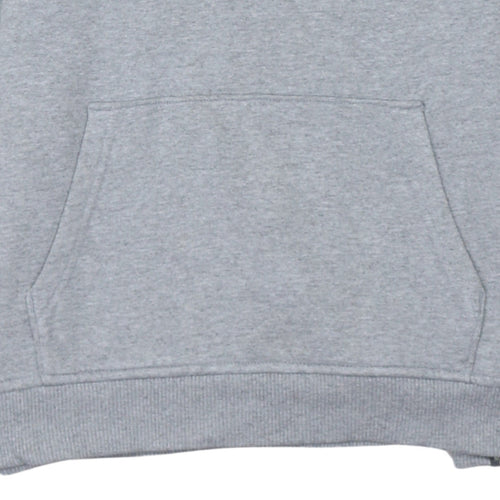 The North Face Girls Grey XL Logo Pullover Hoodie Sweatshirt