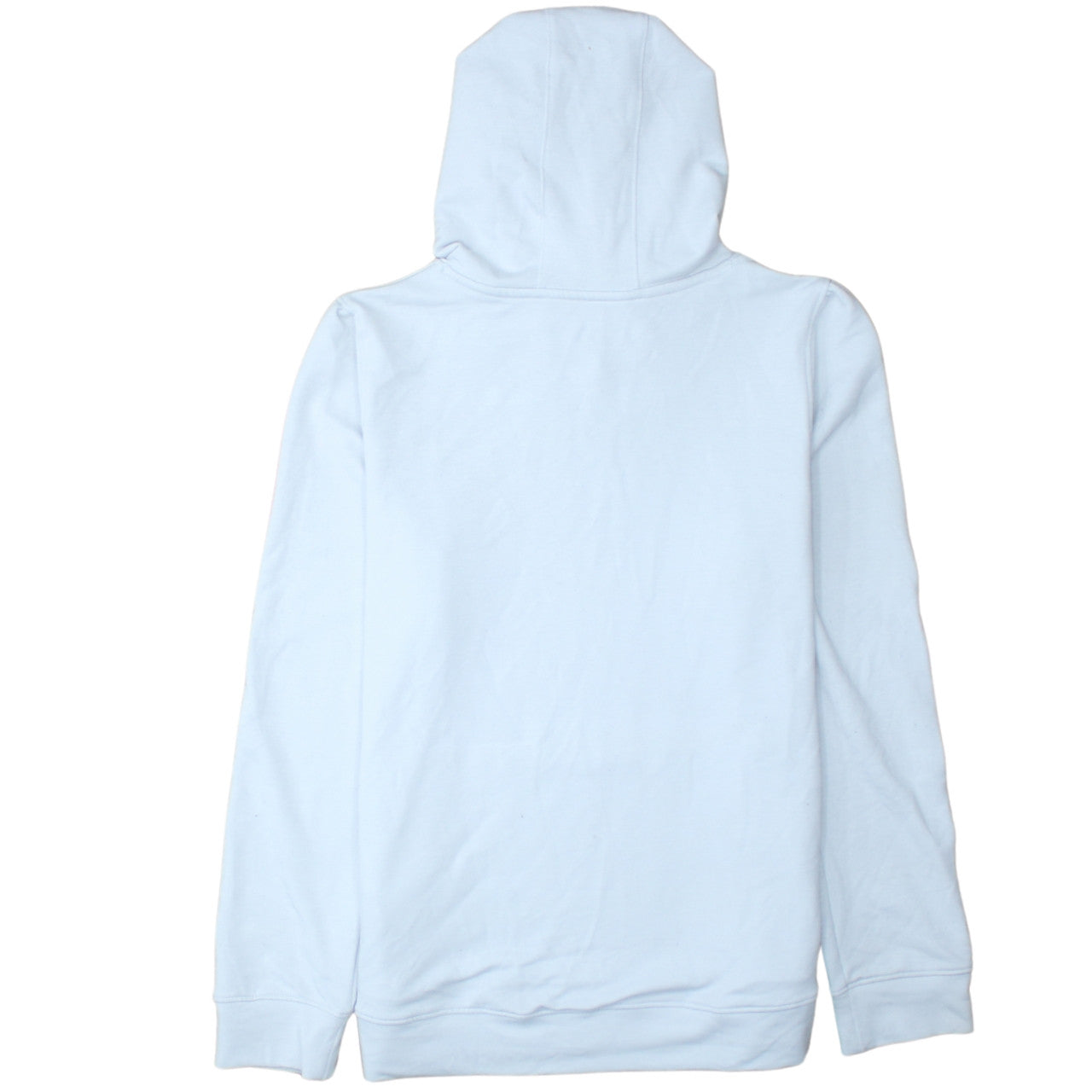 Under Armour Girls Light Blue Pink Logo Hooded Pullover Sweatshirt YXL