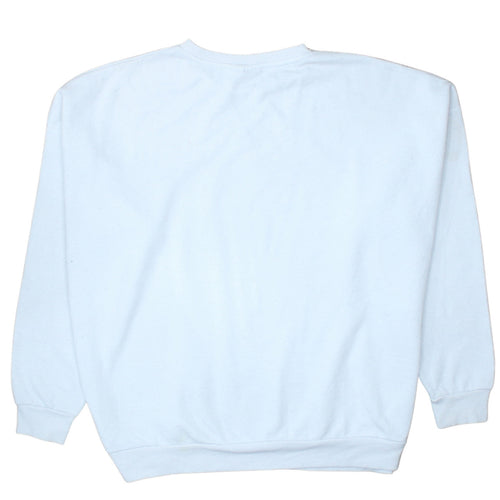 Disney Women's White Mickey Mouse XL Pullover Sweatshirt