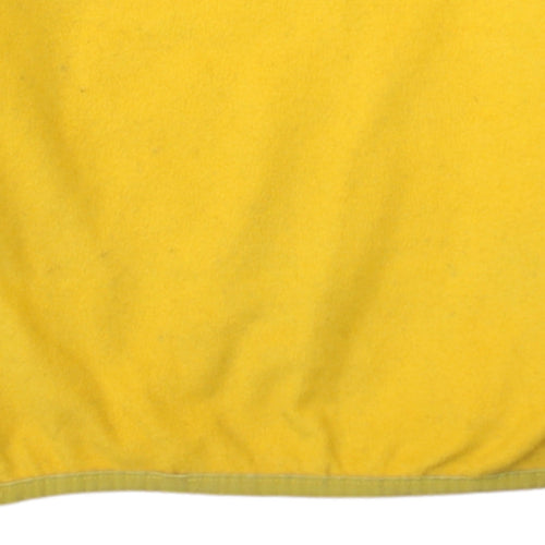 The North Face Men's Yellow Fleece 1/4 Zip Pullover Sweatshirt S
