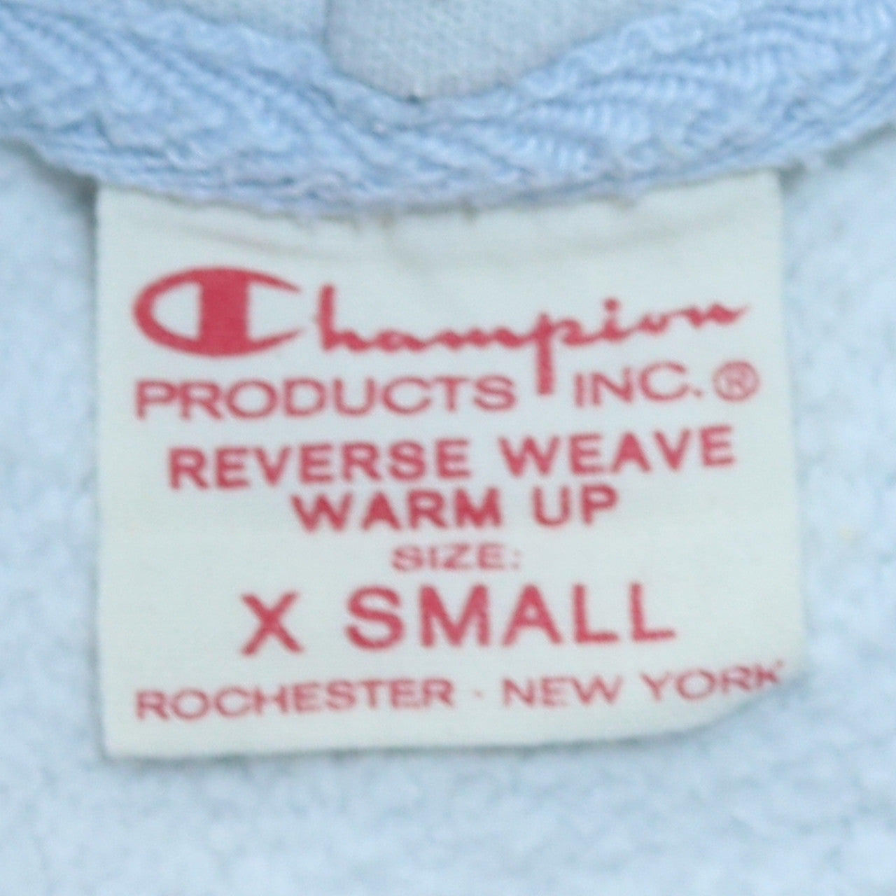 Champion Men's White XS Pullover Hoodie Reverse Weave Fleece