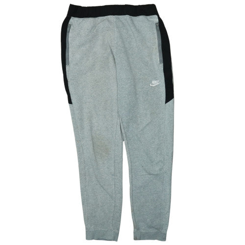 Nike Men's Grey Jogger Fleece Sweatpants M Regular Fit Activewear